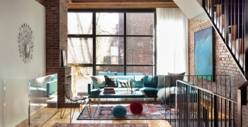 Выбираем ковры в стиле Лофт для интерьера