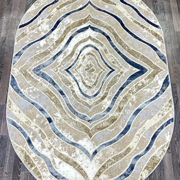 D066A_CREAM SHIRINK BLUE FDY Semnan овал