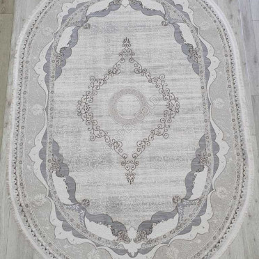 Турецкий ковер Amatis Lux 36564A OVAL D.VIZON / L.BEIGE