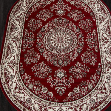 Ковер D285 - RED - Овал - коллекция GAVANA