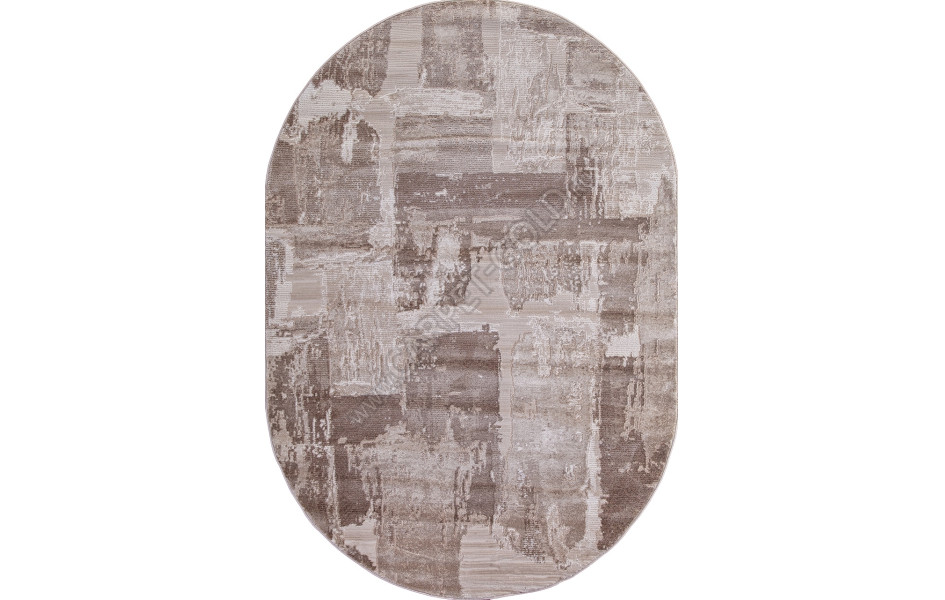 Ковер 03710A - BROWN / BROWN - Овал ARMINA