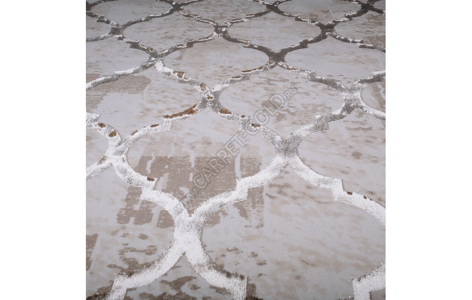 Ковер 4100B ЦВЕТ BEJ FLOS / BEJ FLOS