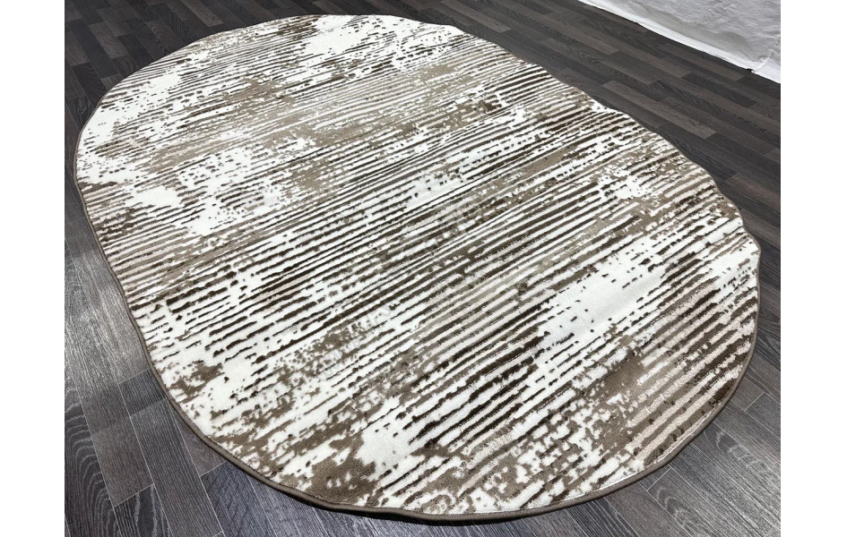 Ковер турецкий D071A_VIZON коллекции Bojnord овальный