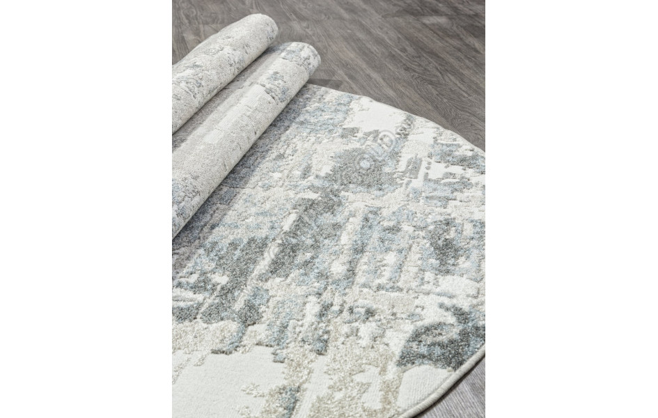 Ковер F231 - BEIGE-BLUE - Овал - коллекция NATUREL