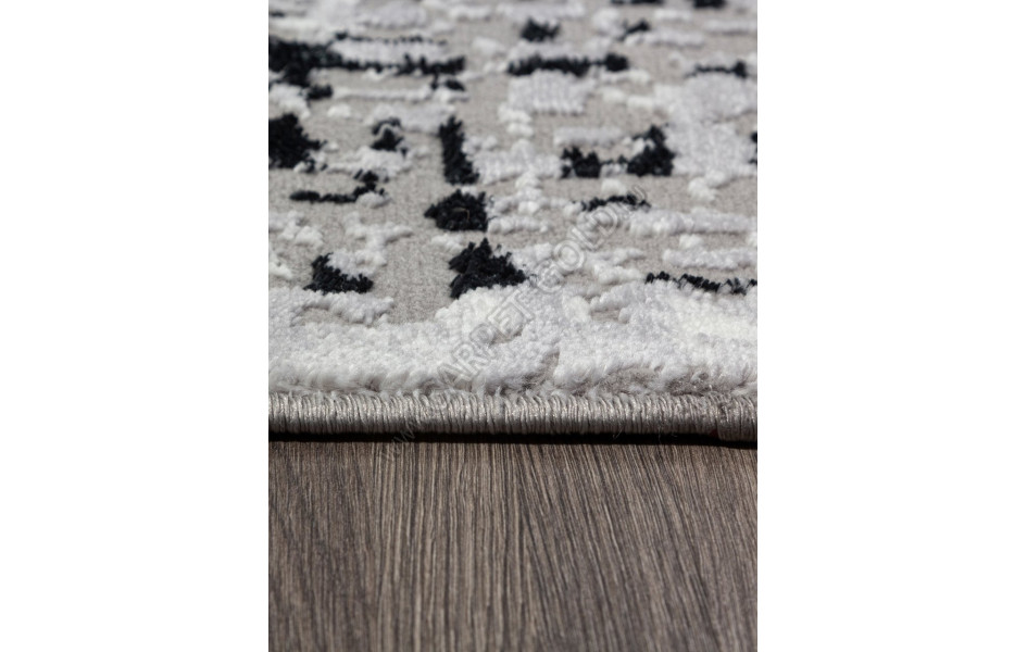 Ковер F292 - DARK GRAY - Овал - коллекция PALERMO