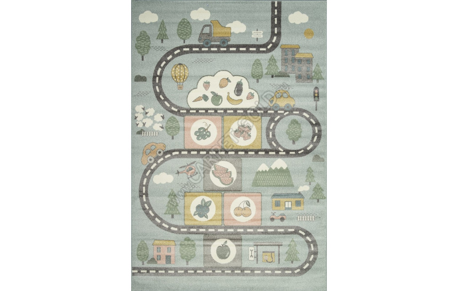 Ковер C214 - MULTICOLOR - Прямоугольник - коллекция IZUMRUD