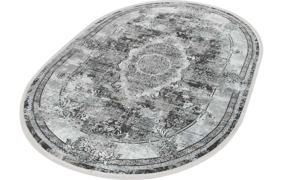 38713B OVAL L.GREY / WHITE Nova Avalon