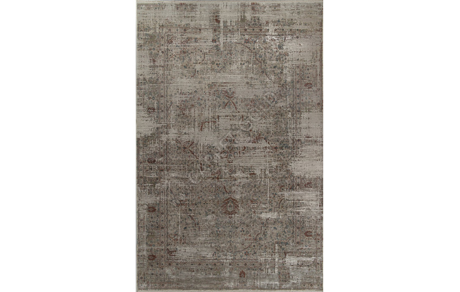 Ковер B860J2 - CREAM / L.GREY - Прямоугольник - коллекция ROYAL
